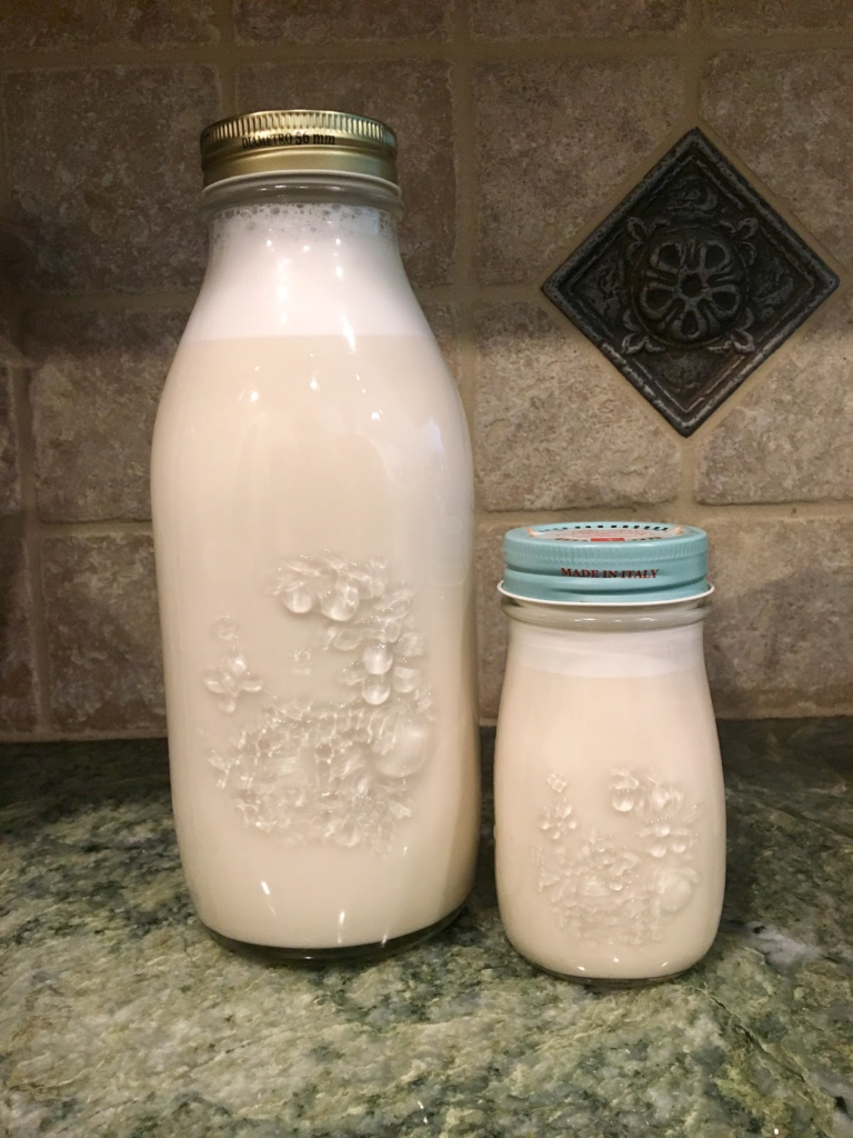 Homemade almond milk recipe by Jackerbee Health